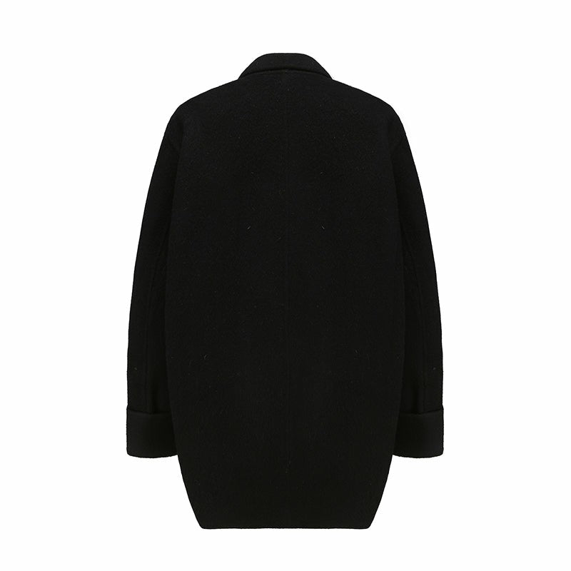 Nana Jacqueline Kendall Coat: Black Coat for Winter Evening Events Black