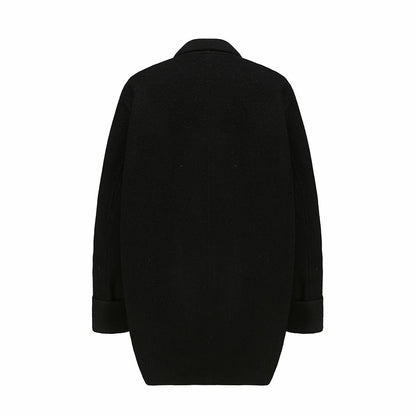 Nana Jacqueline Kendall Coat: Black Coat for Winter Evening Events Black