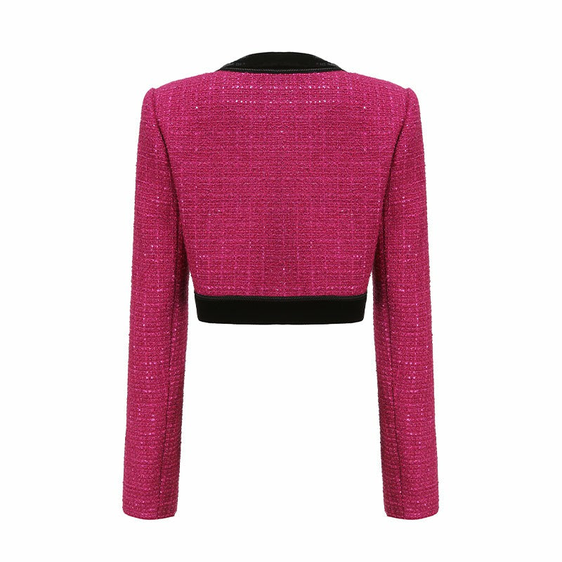 Nana Jacqueline Juliana Jacket: Pink Jacket for Date Night Pink