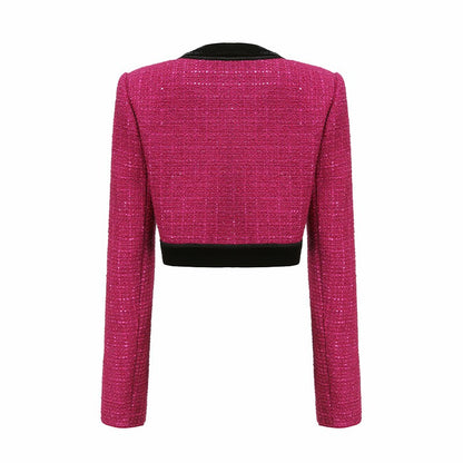 Nana Jacqueline Juliana Jacket: Pink Jacket for Date Night Pink