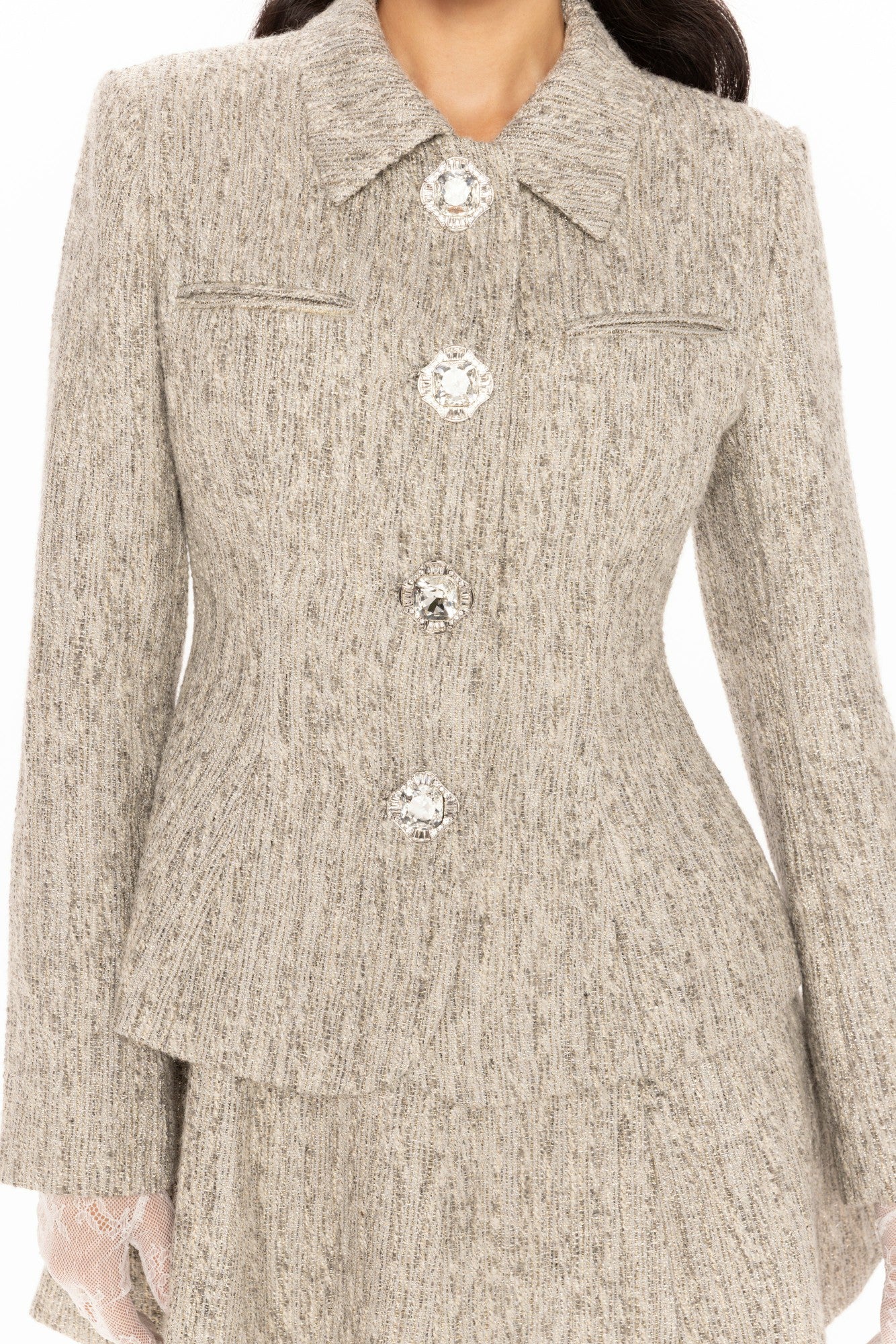 Nana Jacqueline Vanessa Blazer: Gray Blazer for Workwear Gray