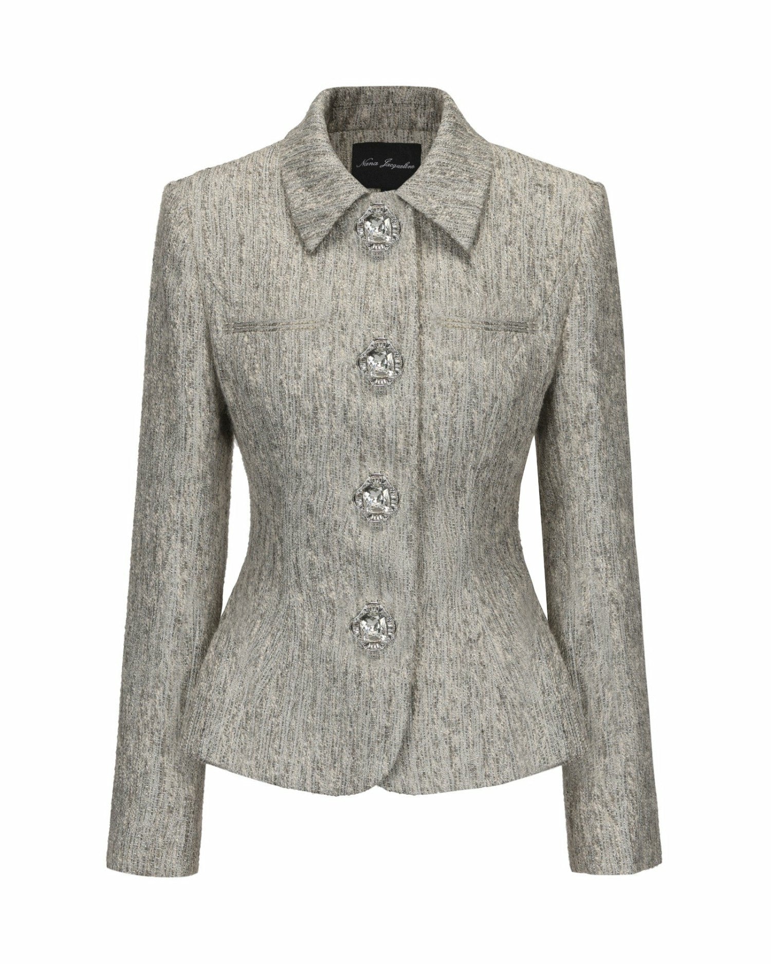 Nana Jacqueline Vanessa Blazer: Gray Blazer for Workwear Gray