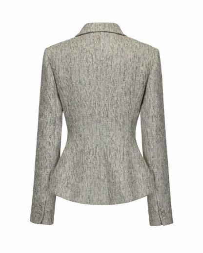 Nana Jacqueline Vanessa Blazer: Gray Blazer for Workwear Gray