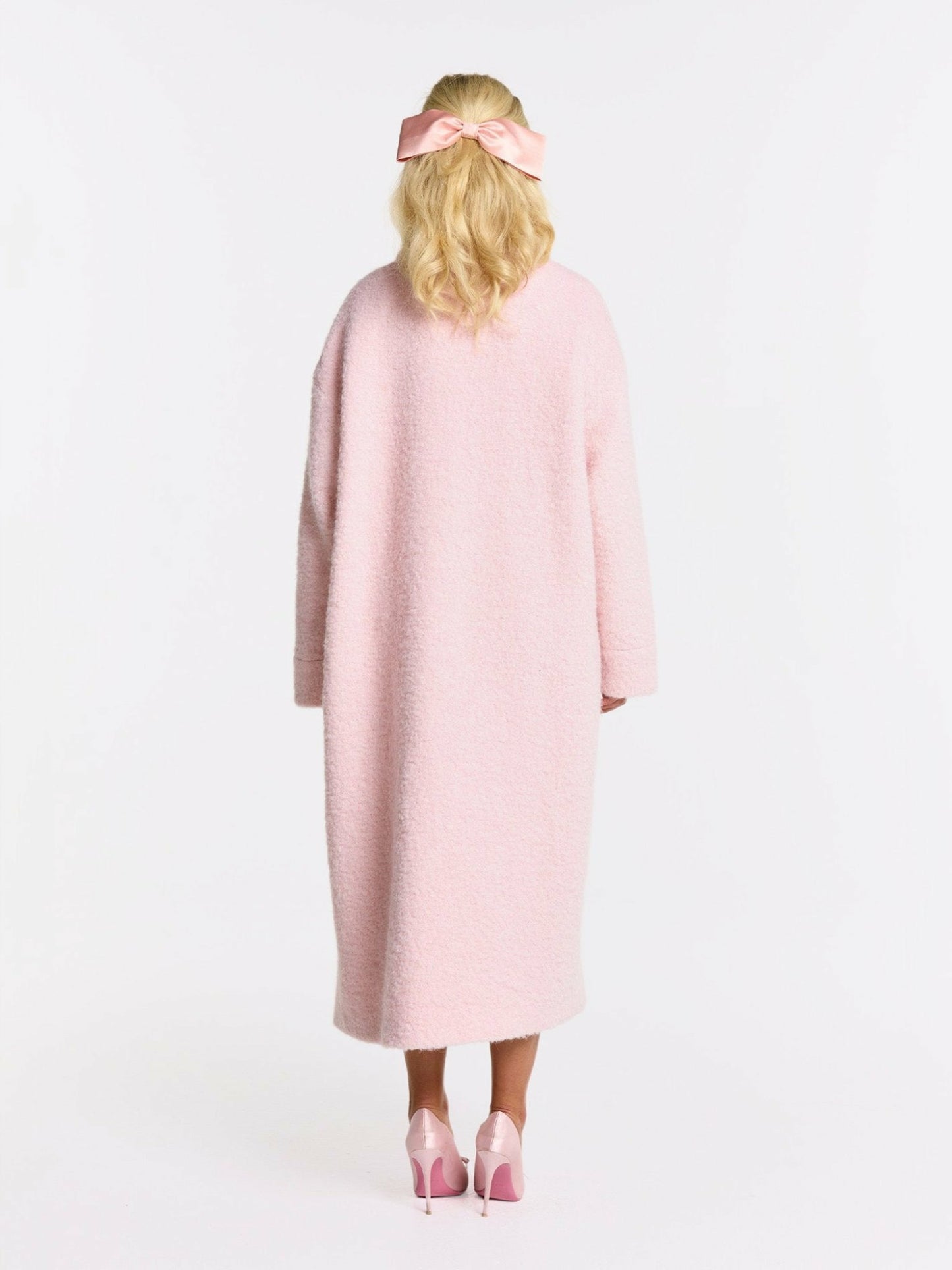 Nana Jacqueline Elsa Coat: Pink Coat for Resort Brunch Pink