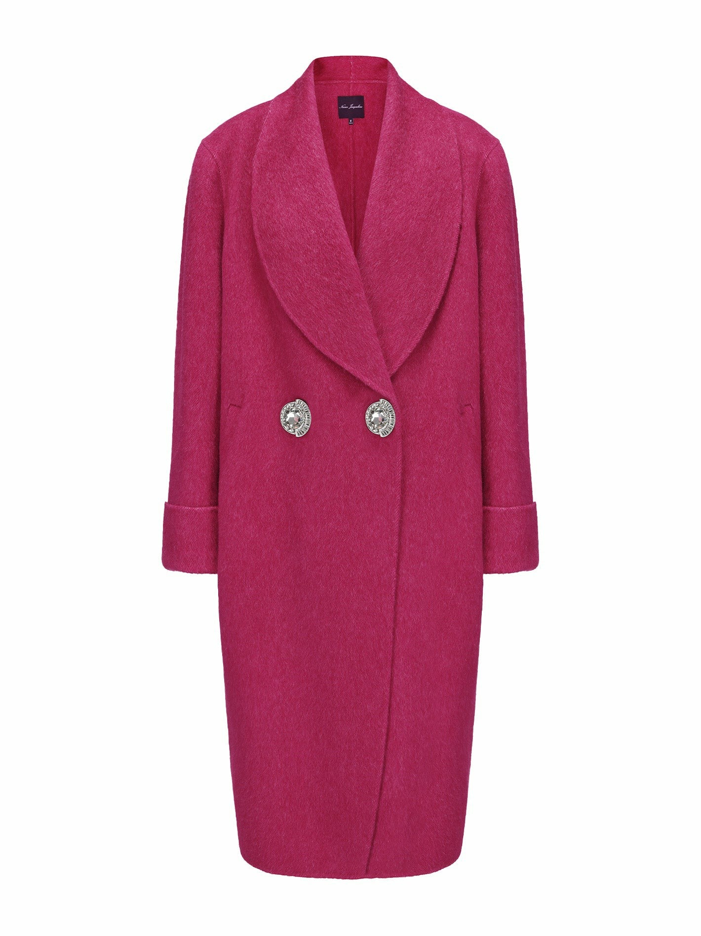 Nana Jacqueline Audrina Coat: Pink Coat for Winter Events Pink
