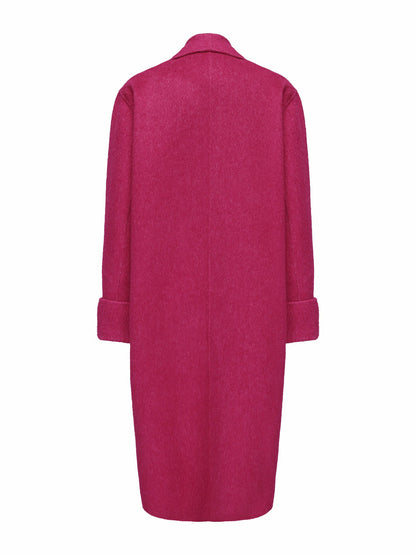 Nana Jacqueline Audrina Coat: Pink Coat for Winter Events Pink