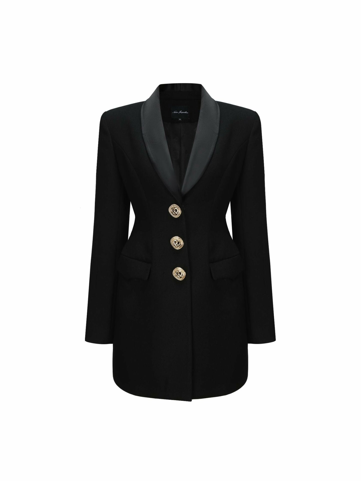 Nana Jacqueline Sasha Suit Jacket: Black Suit Jacket for Cocktail Party Black