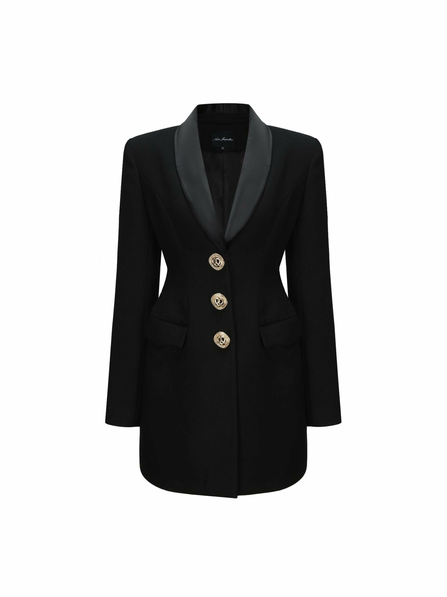 Nana Jacqueline Sasha Suit Jacket: Black Suit Jacket for Cocktail Party Black