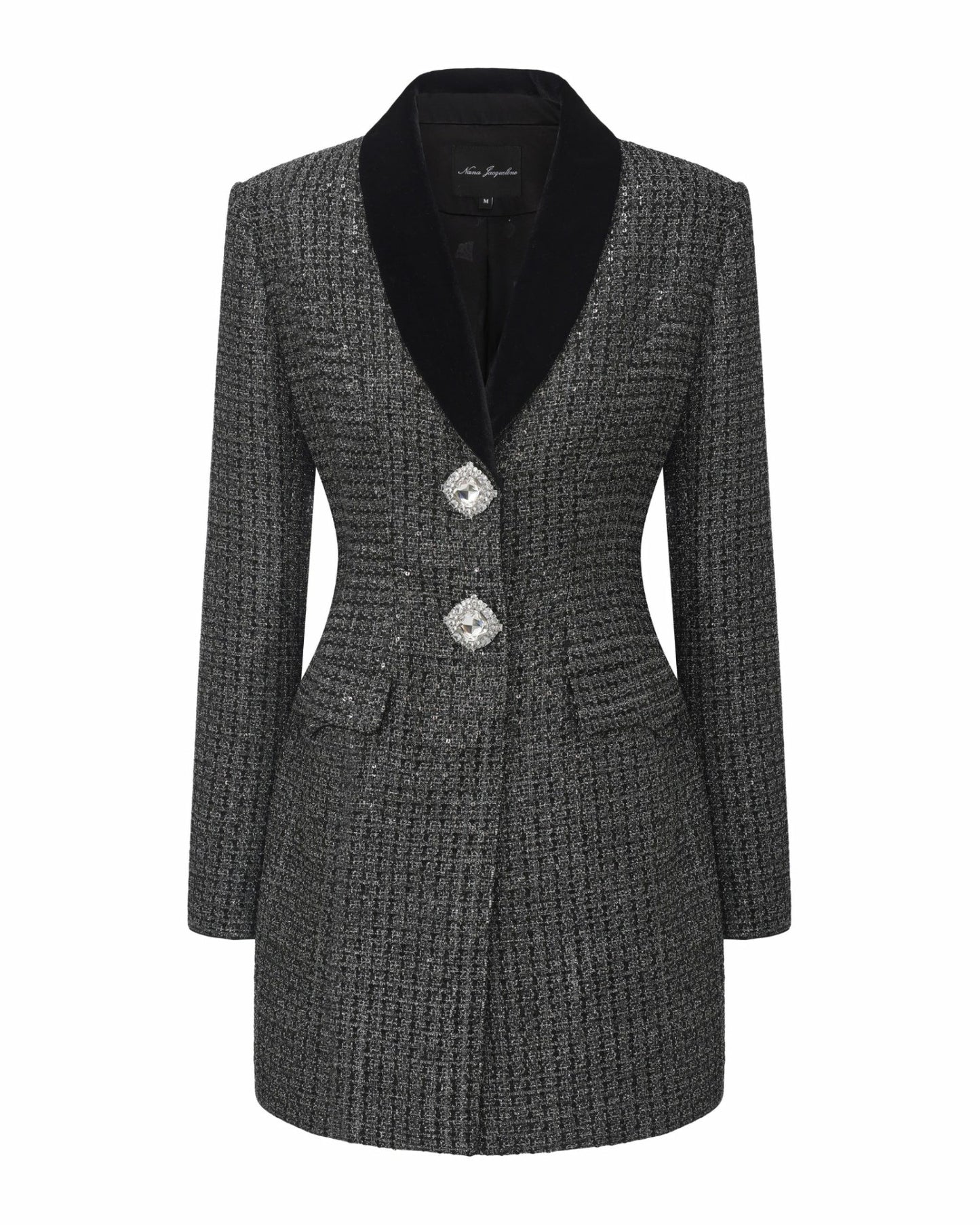 Nana Jacqueline Zephina Suit Coat: Black Coat for Cocktail Party Black