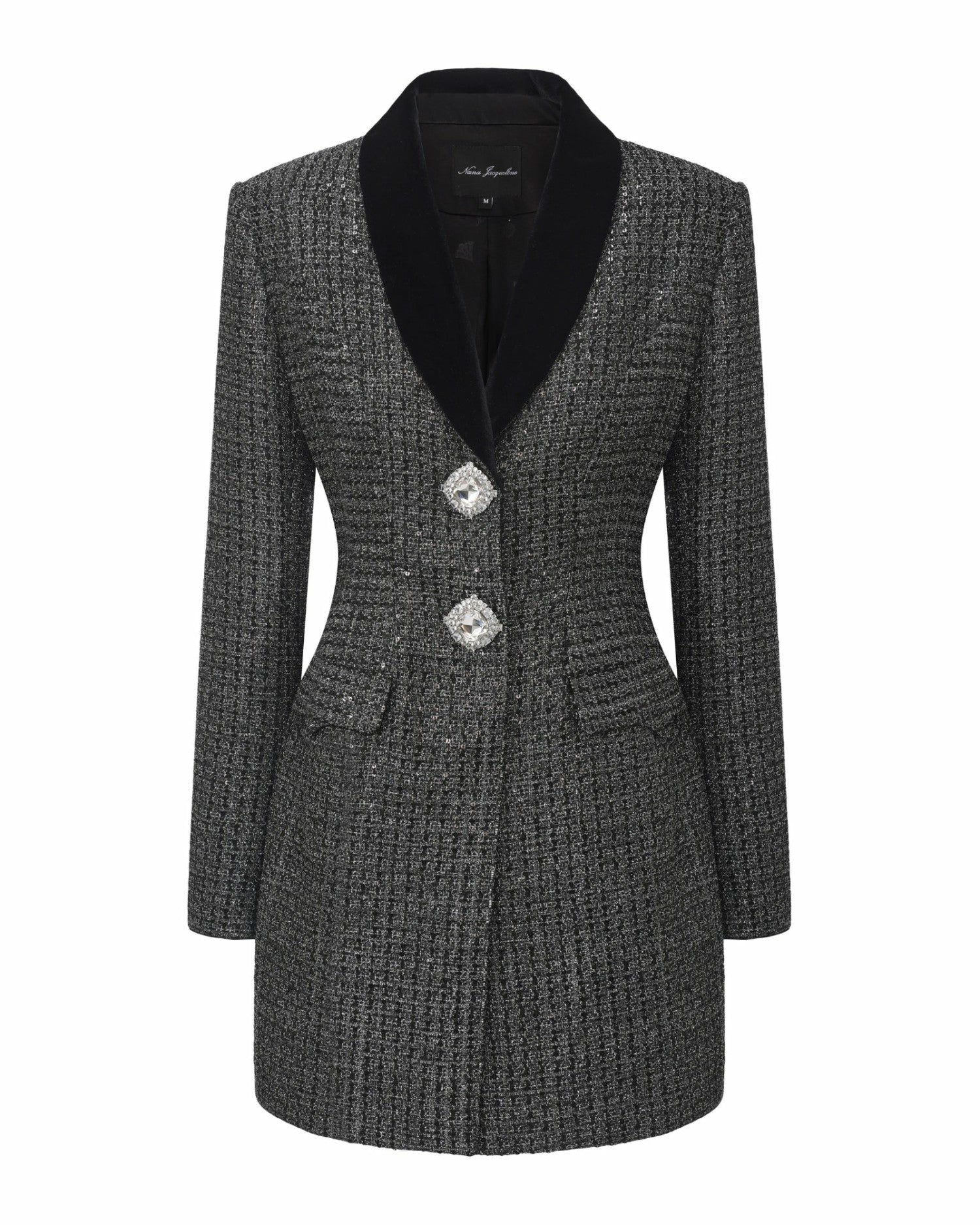 Nana Jacqueline Zephina Suit Coat: Black Coat for Cocktail Party Black