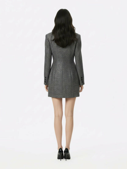 Nana Jacqueline Zephina Suit Coat: Black Coat for Cocktail Party Black
