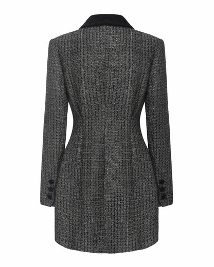 Nana Jacqueline Zephina Suit Coat: Black Coat for Cocktail Party Black