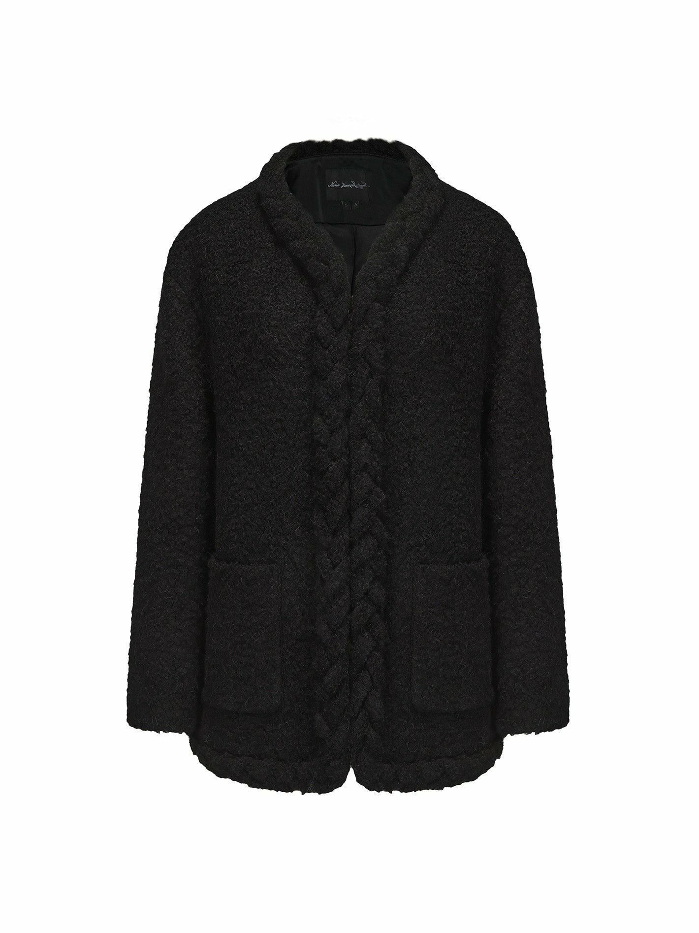 Nana Jacqueline Talia Coat: Black Coat for Brunch Black
