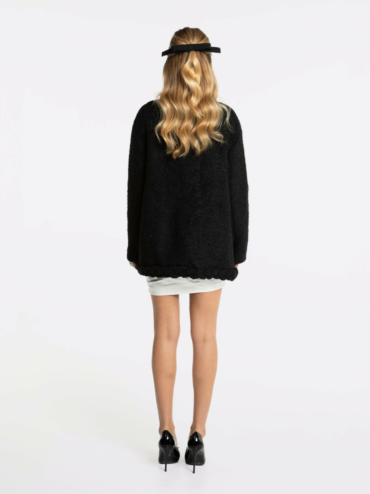 Nana Jacqueline Talia Coat: Black Coat for Brunch Black