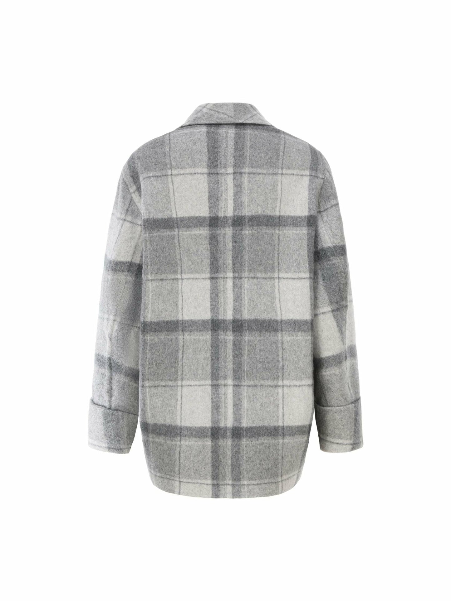 Nana Jacqueline Emily Diamond Jacket: Grey Jacket for Casual Luxury Daytime Outfit Grey