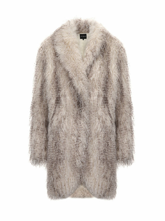 Nana Jacqueline Sofia Fur Coat: Pattern Fur Coat for Winter Party Pattern