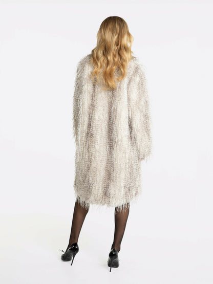 Nana Jacqueline Sofia Fur Coat: Pattern Fur Coat for Winter Party Pattern