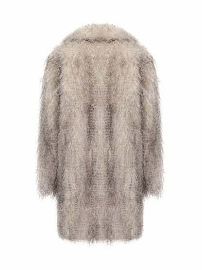 Nana Jacqueline Sofia Fur Coat: Pattern Fur Coat for Winter Party Pattern