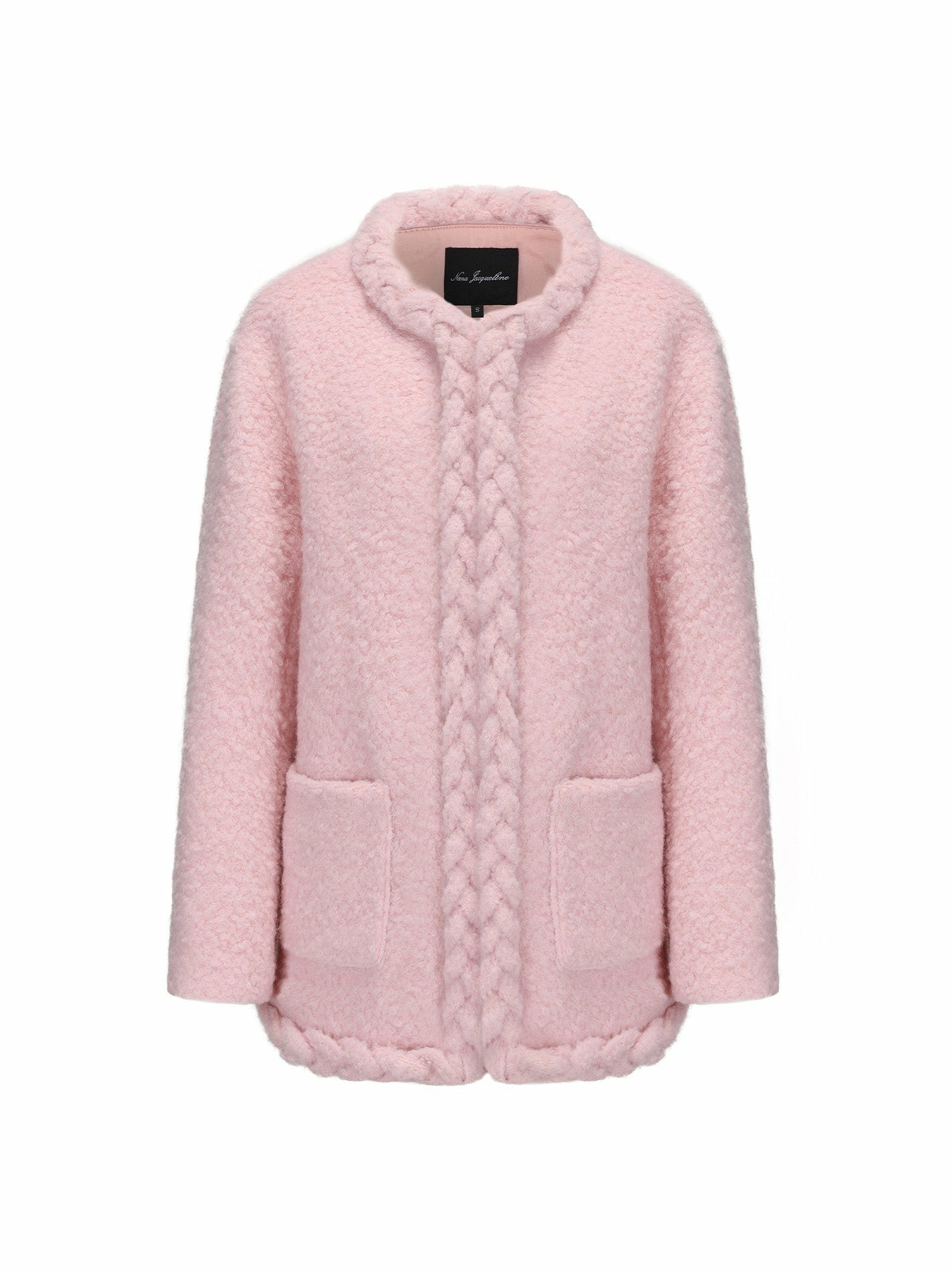 Nana Jacqueline Talia Coat: Pink Coat for Brunch Pink