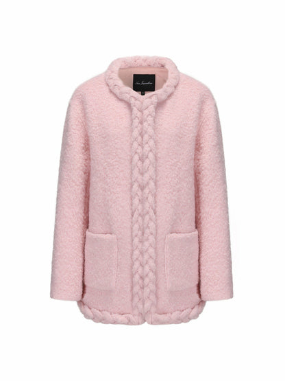 Nana Jacqueline Talia Coat: Pink Coat for Brunch Pink