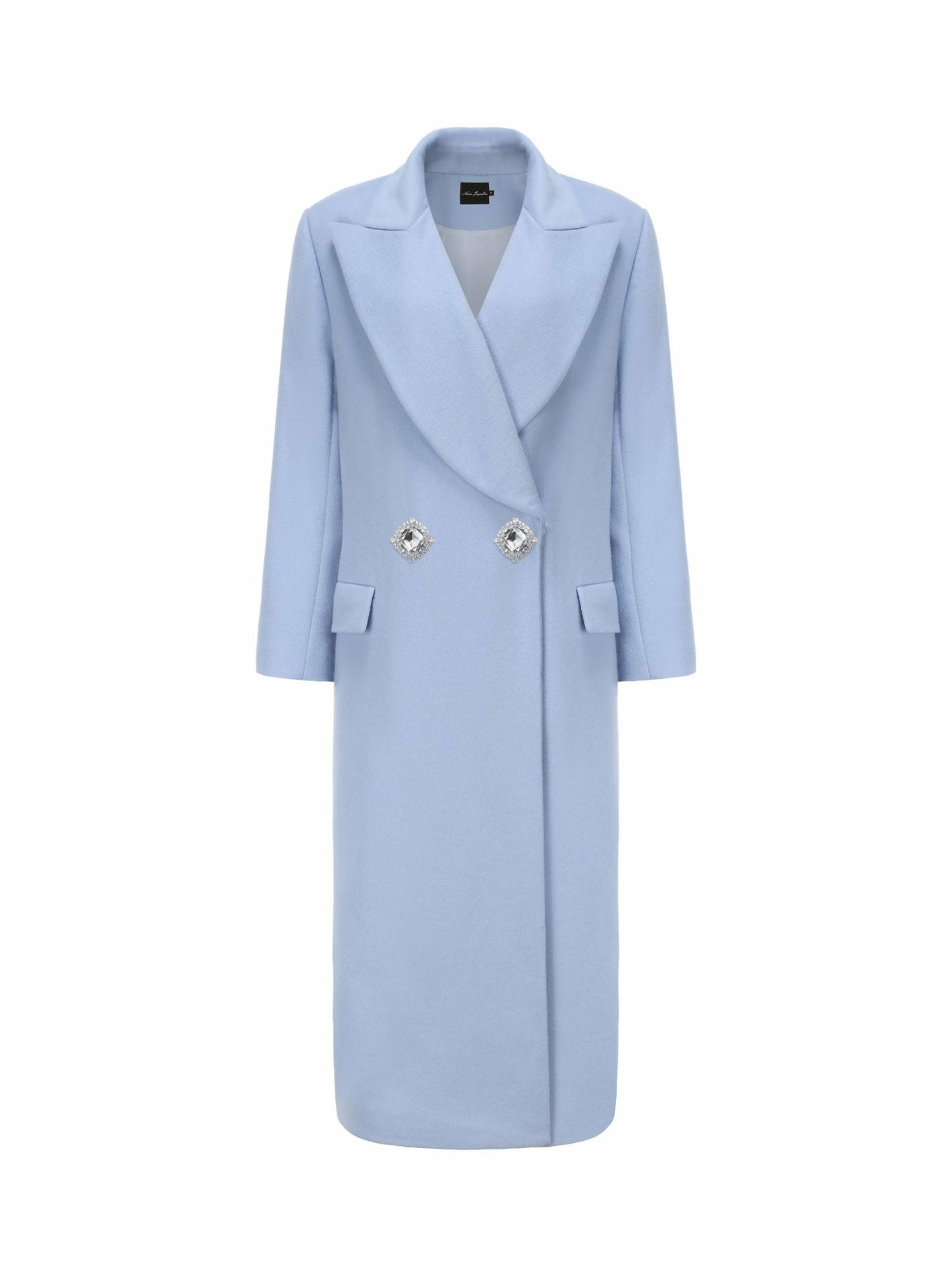 Nana Jacqueline Kimberly Coat: Blue Coat for Cocktail Party Blue