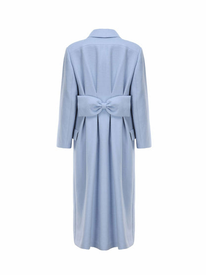 Nana Jacqueline Kimberly Coat: Blue Coat for Cocktail Party Blue