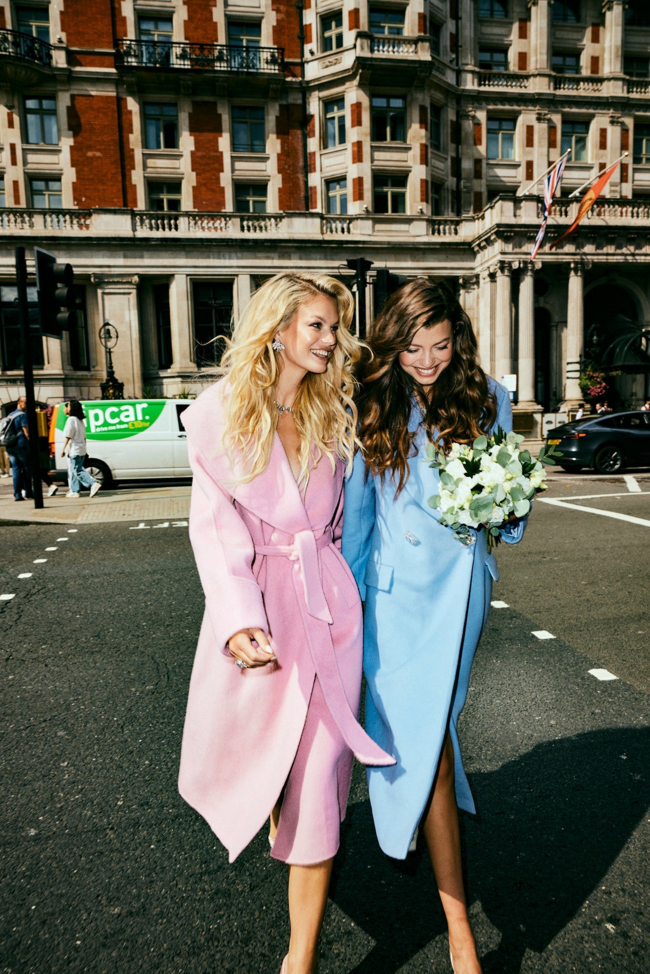 Nana Jacqueline Kimberly Coat: Blue Coat for Cocktail Party Blue