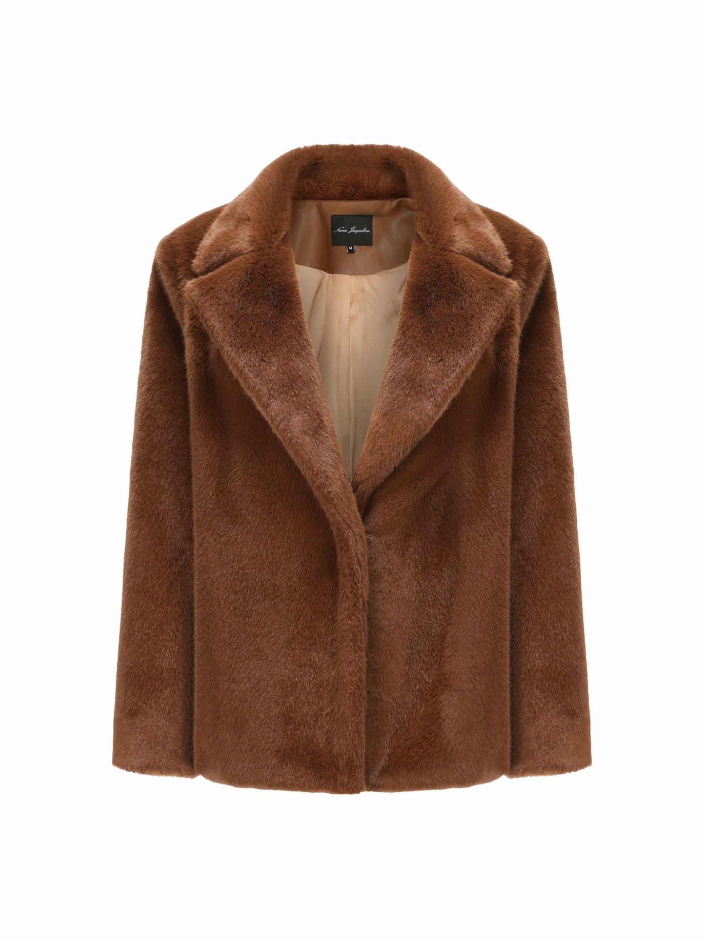 Nana Jacqueline Phoebe Fur Jacket: Brown Fur Jacket for Evening Events Brown