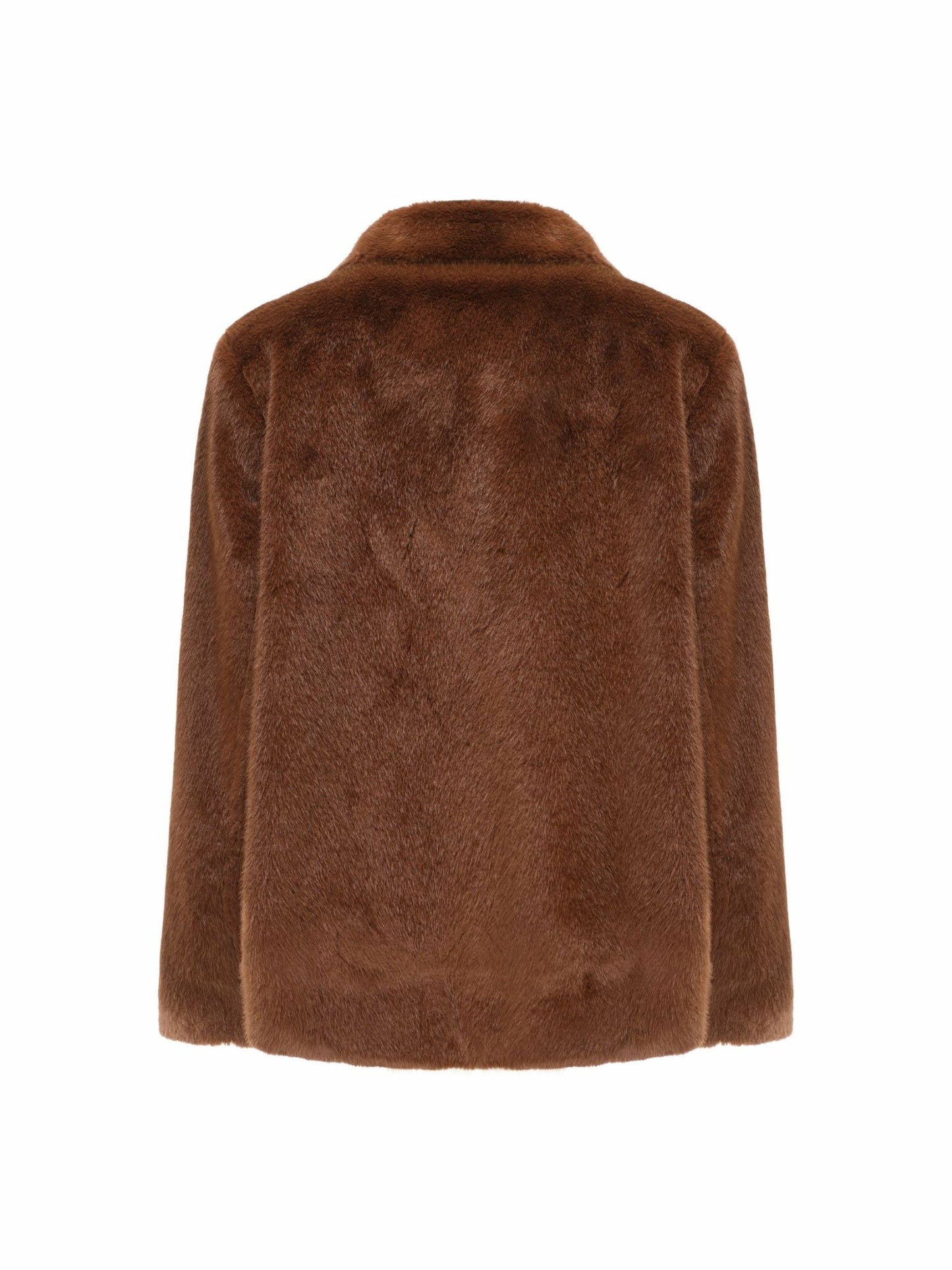 Nana Jacqueline Phoebe Fur Jacket: Brown Fur Jacket for Evening Events Brown