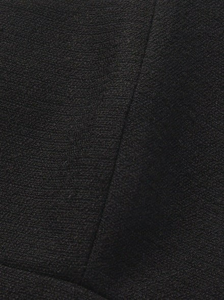 Nana Jacqueline Natalia Tailored Cropped Black Top: Black Top for Cocktail Party Black