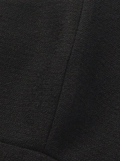 Nana Jacqueline Natalia Tailored Cropped Black Top: Black Top for Cocktail Party Black