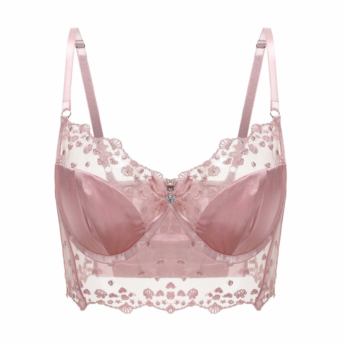 Nana Jacqueline Kira Corset Top: Pink Corset Top for Date Night Pink