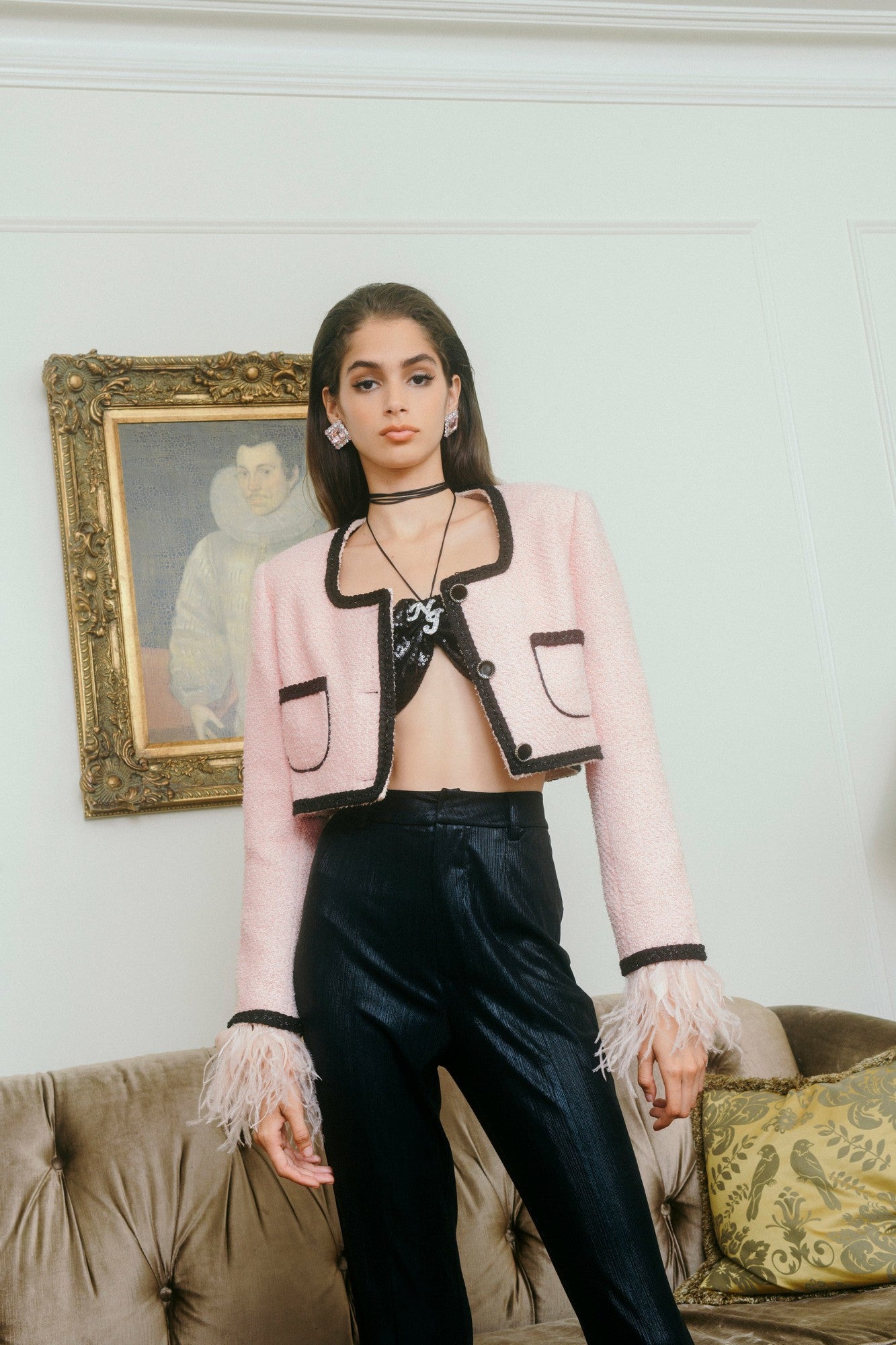 Nana Jacqueline Coco Blazer: Pink Blazer for Birthday Celebration Pink