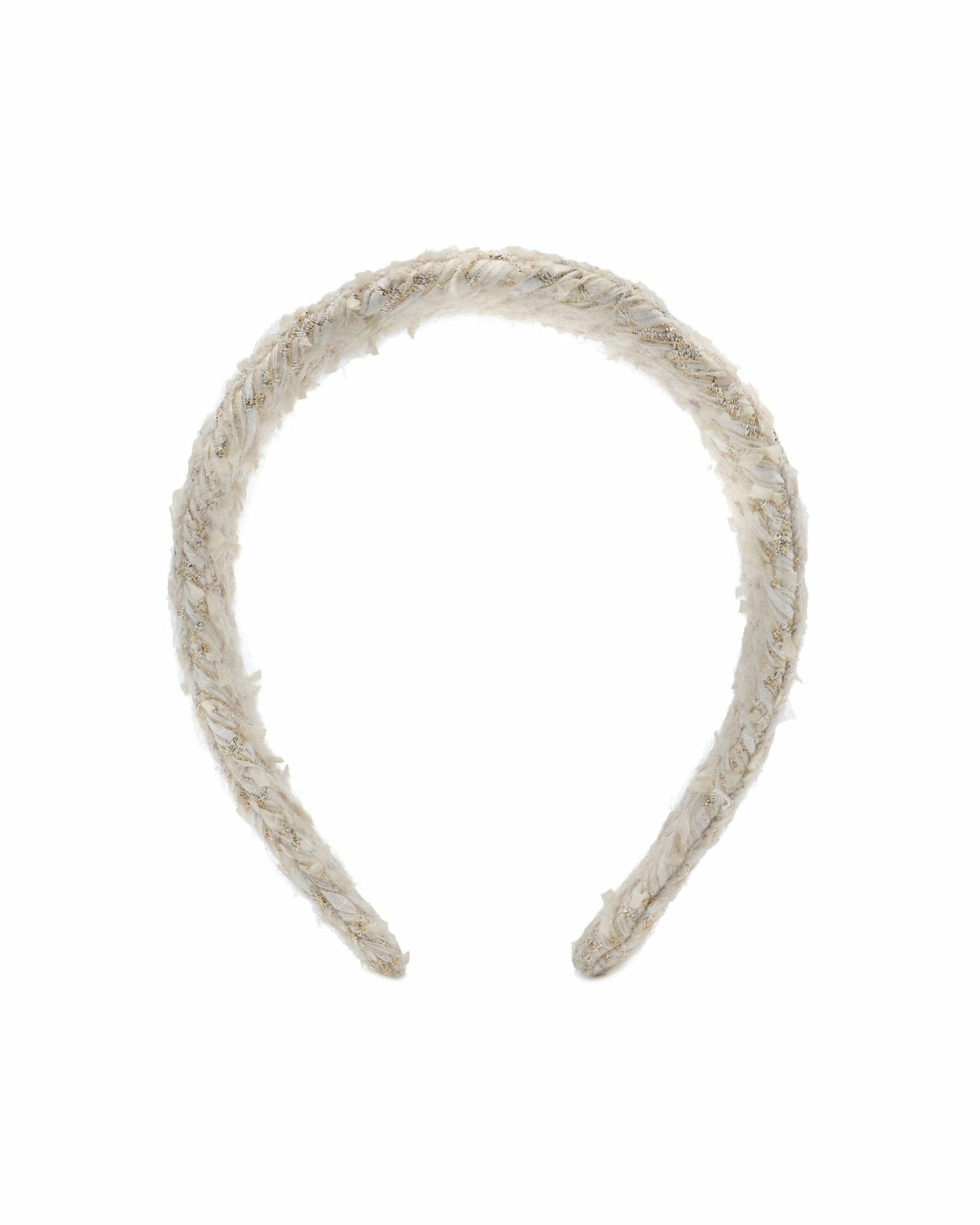 Nana Jacqueline Evelyn Headband: White Headband for Bridal Shower White