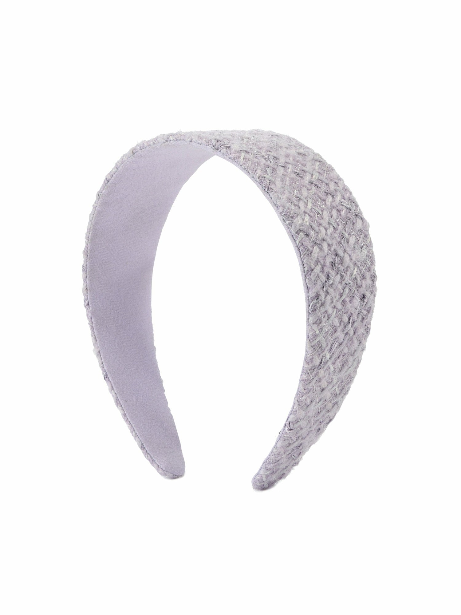 Nana Jacqueline Elsa Woven Lavender Knit Headband Purple