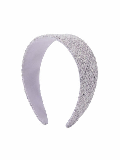 Nana Jacqueline Elsa Woven Lavender Knit Headband Purple