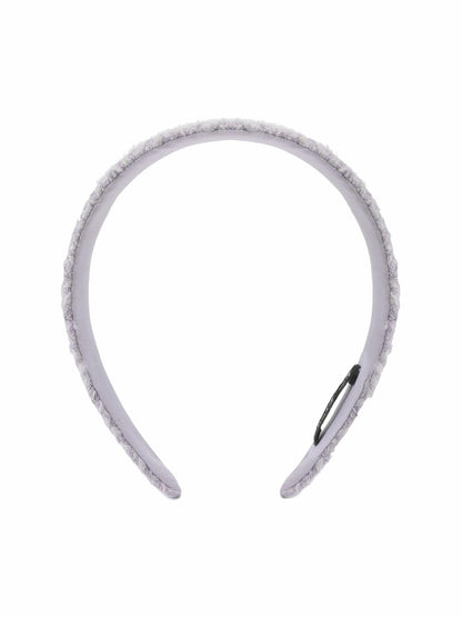 Nana Jacqueline Elsa Woven Lavender Knit Headband Purple