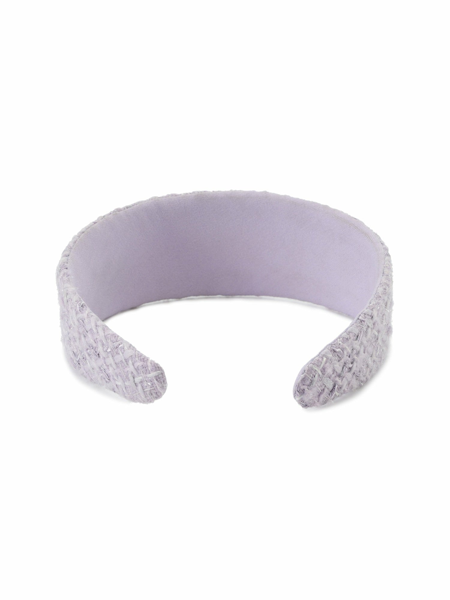 Nana Jacqueline Elsa Woven Lavender Knit Headband Purple