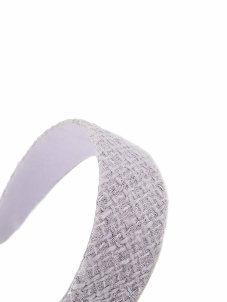 Nana Jacqueline Elsa Woven Lavender Knit Headband Purple
