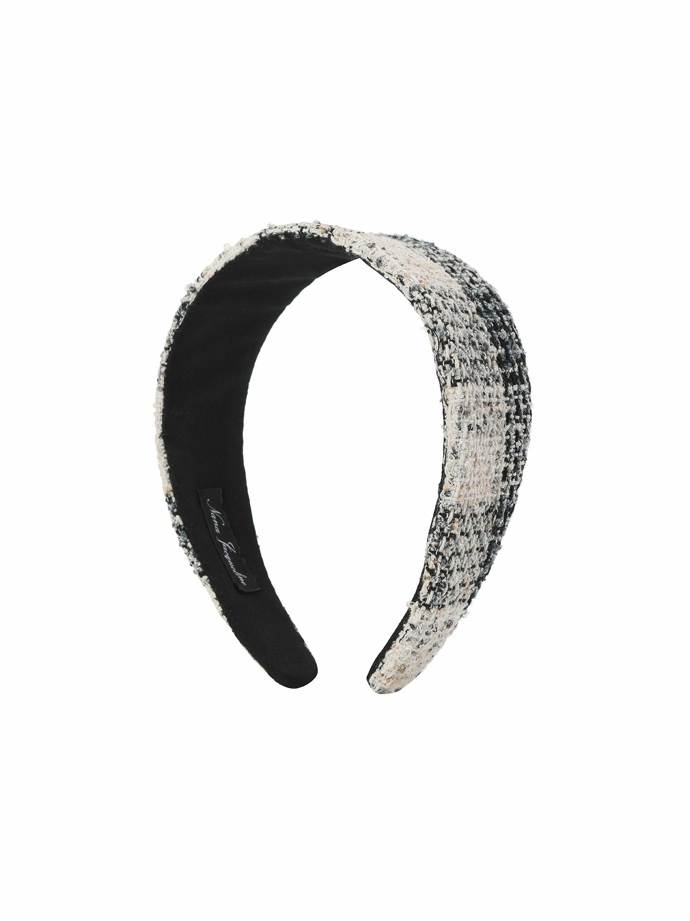 Nana Jacqueline Elsa Headband: Black Checkered Headband for Tea Party Black Checkered