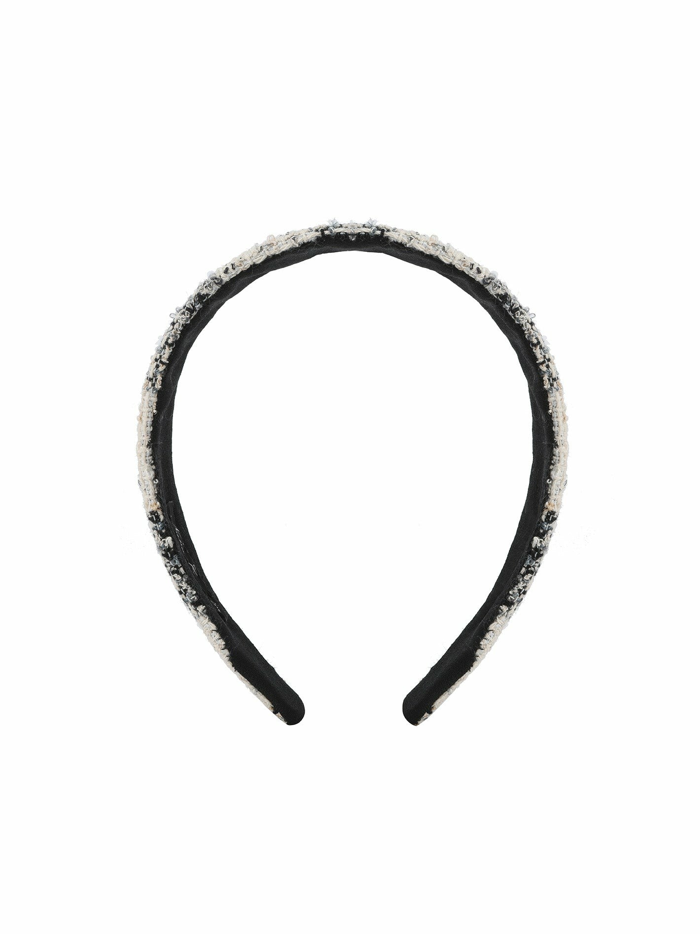 Nana Jacqueline Elsa Headband: Black Checkered Headband for Tea Party Black Checkered
