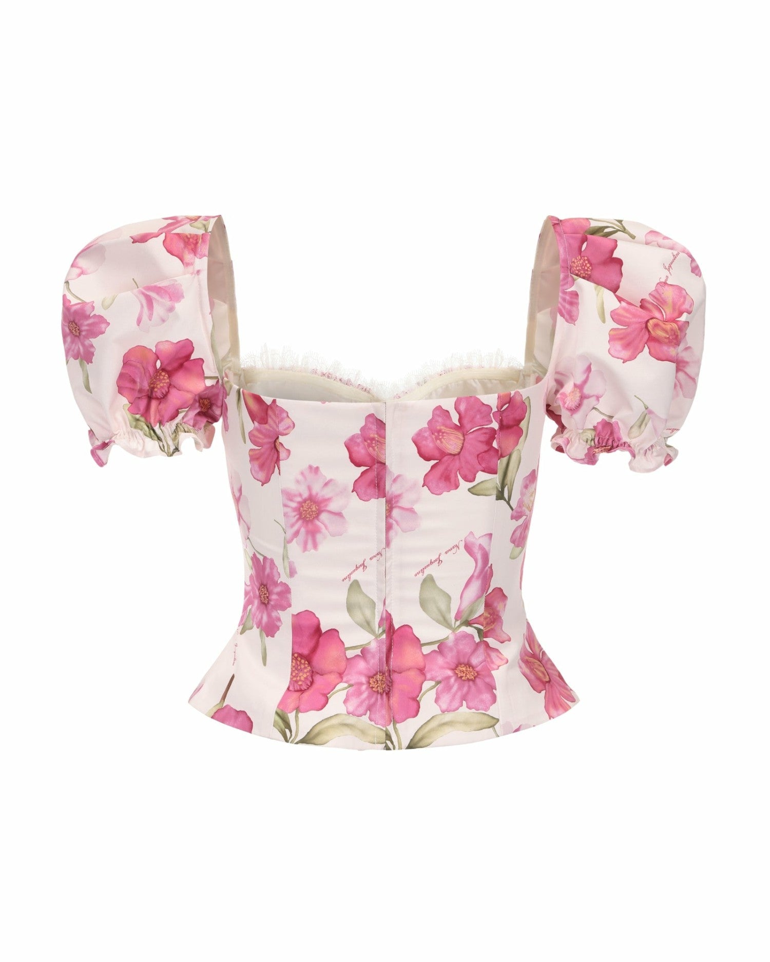 Nana Jacqueline Esmeralda Top: Pink Top for Garden Party Pink