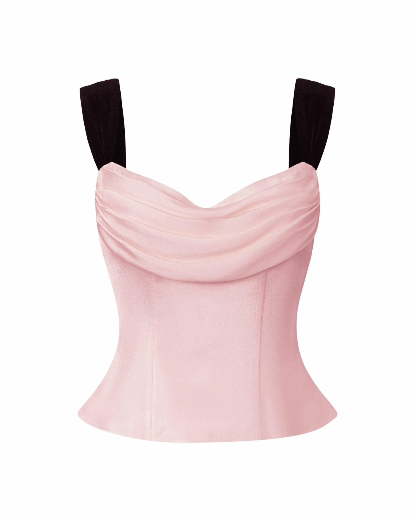 Nana Jacqueline Gia Bow Top: Pink Top for Date Night Pink