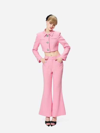 Nana Jacqueline Tatiana Pants: Pink Pants for Brunch Pink