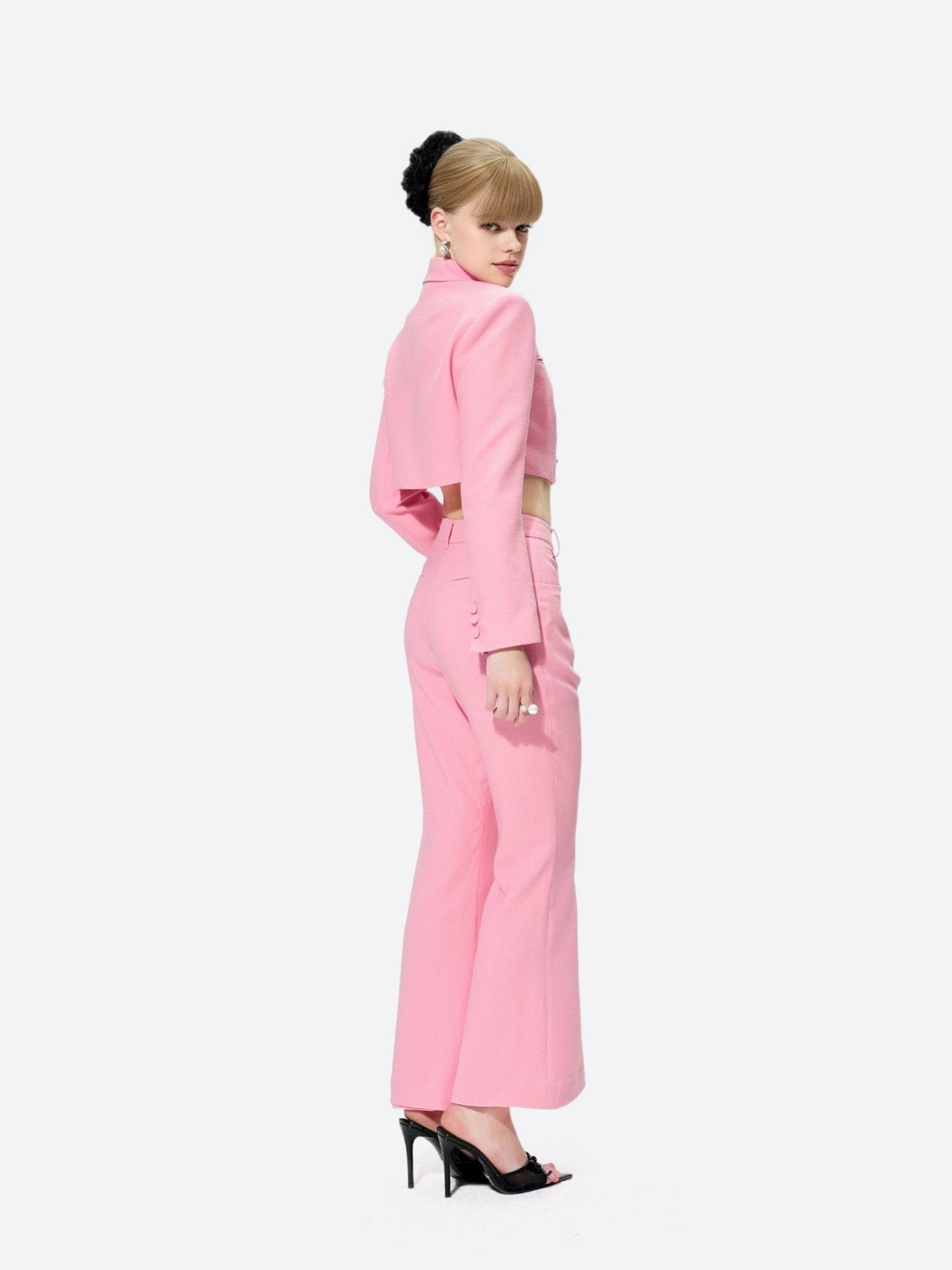 Nana Jacqueline Tatiana Pants: Pink Pants for Brunch Pink