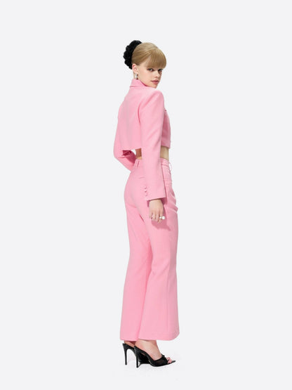 Nana Jacqueline Tatiana Pants: Pink Pants for Brunch Pink