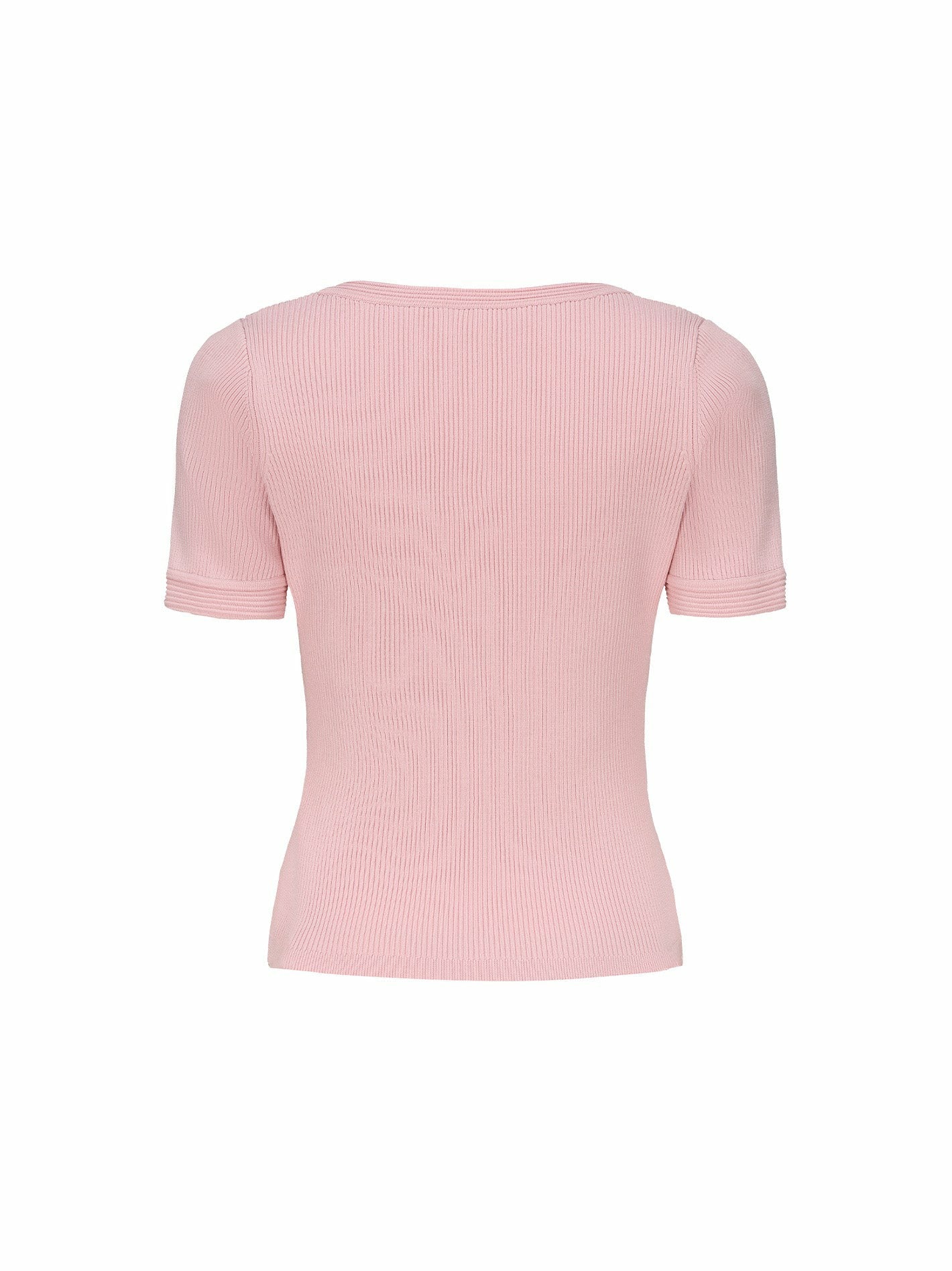 Nana Jacqueline Gemma Top: Pink Knit Top for Brunch Pink