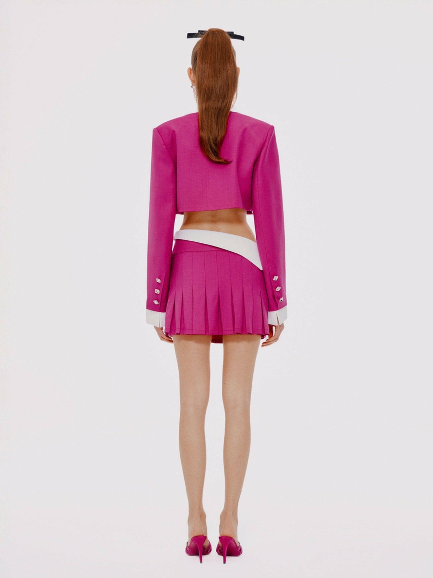 Nana Jacqueline Charlotten Blazer: Pink Blazer for Birthday Celebration Pink