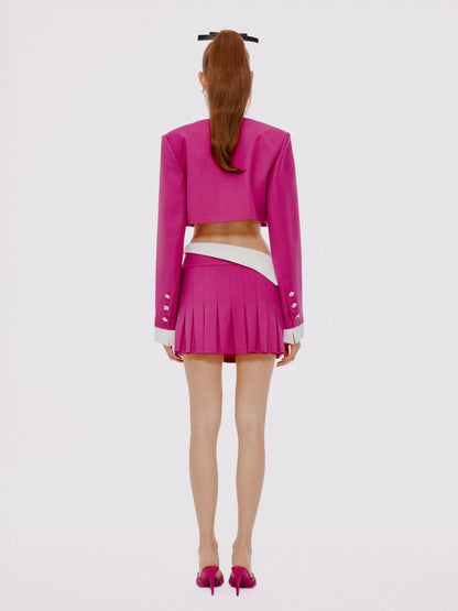 Nana Jacqueline Charlotten Blazer: Pink Blazer for Birthday Celebration Pink