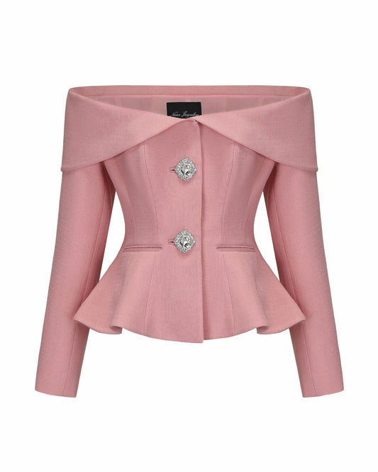 Nana Jacqueline Blaire Top: Pink Top for Brunch Pink